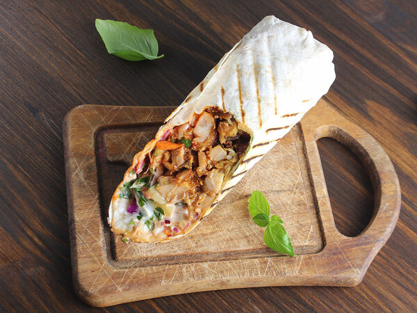 Шаурма на мангале