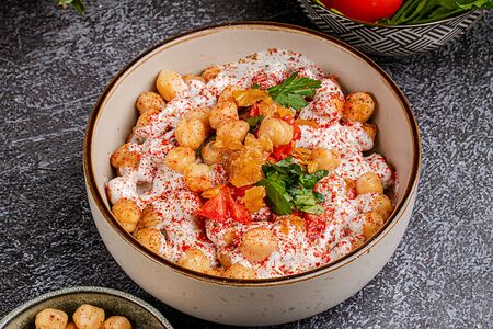 Фатте с хумусом (вегетарианское)