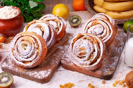 Улитка Киви-банан-творог