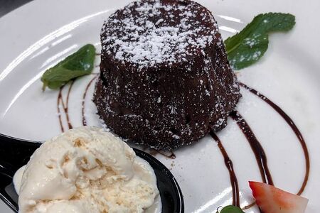 Шоколадный фондан