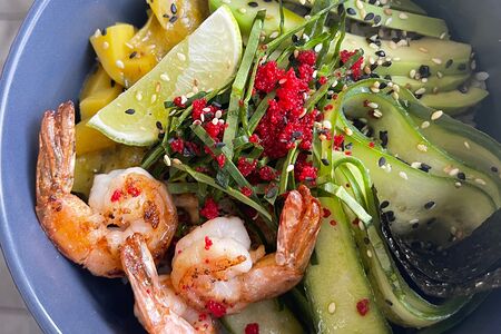 Поке с креветками