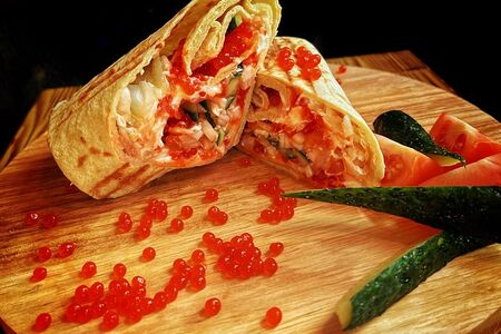 Шаурма с икрой