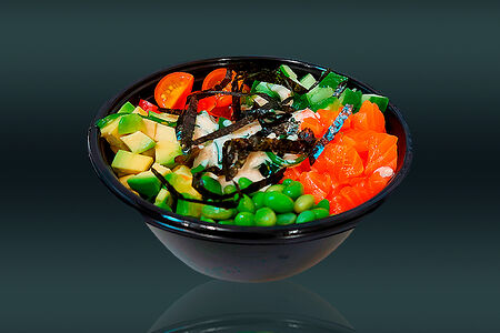 Поке с лососем