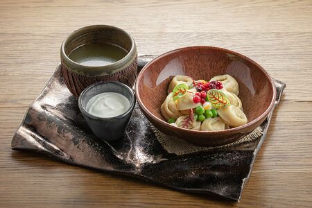 Пельмени из форели и кеты