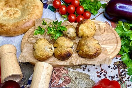 Шампиньоны на огне