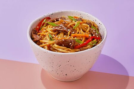 Удон с говядиной