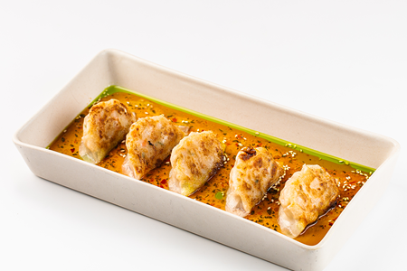 Гедза с крабом