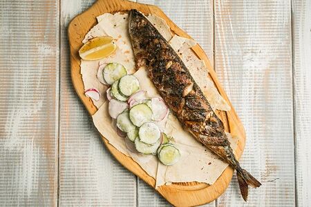 Скумбрия на гриле