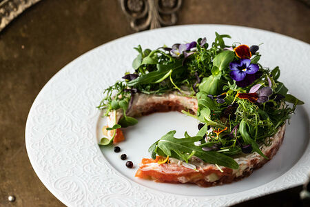 Салат с крабами