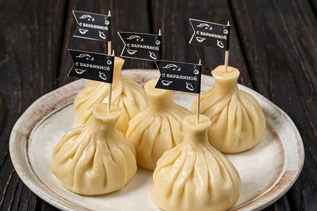 Хинкали с бараниной