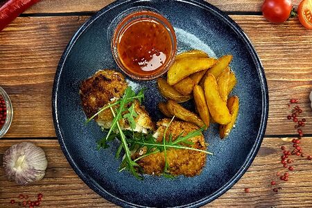 Курочка в кокосовой панировке гонолулу