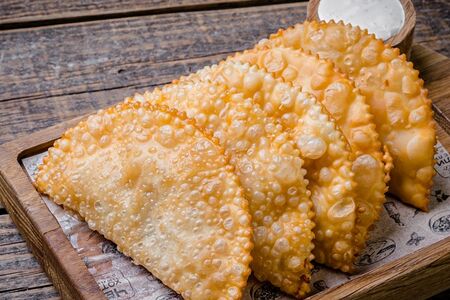 Мини-чебуреки с 3 видами рыб