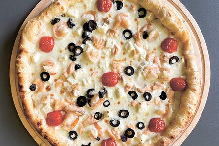 Сёмга с креветками