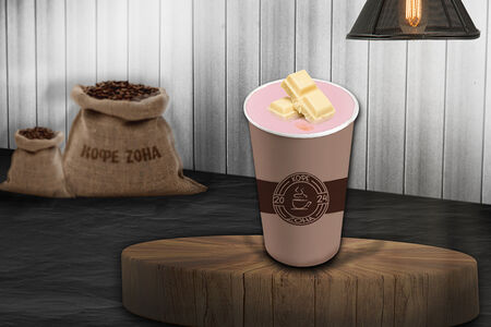 Латте Белый шоколад клубника