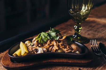 Авторский бефстроганов