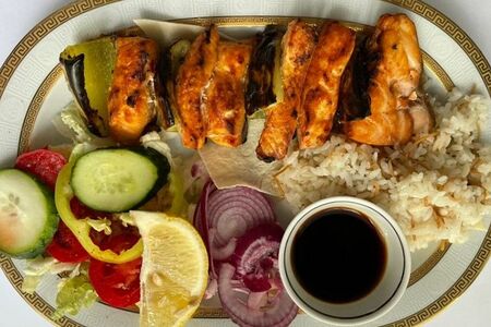 Шашлык из семги