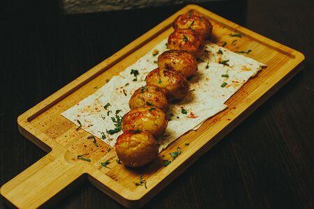 Картофель на углях