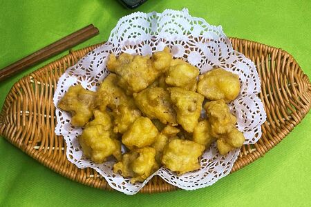 Гребешок в кляре