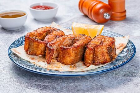 Осётр на углях