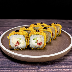 Теплый ролл чикен темпура