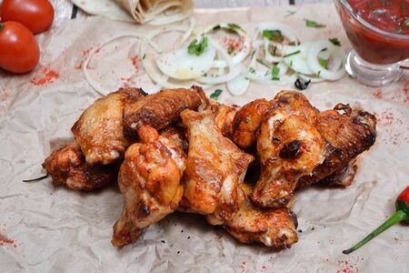 Шашлык из куриных крылышек