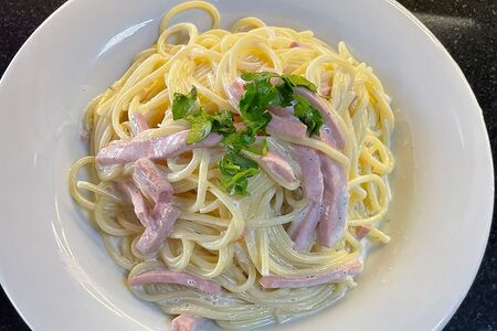 Паста с колбасой