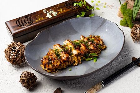 Лапша кекеши с курицей бульгоги