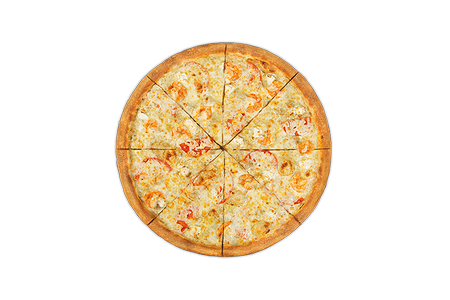 Пицца Весёлая креветка (33см)
