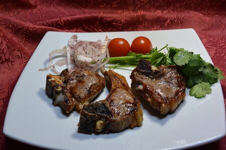 Шашлык из баранины на кости