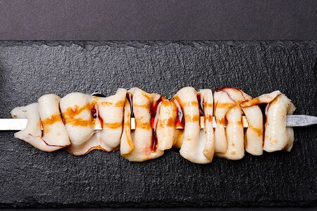 Шашлык из кальмара