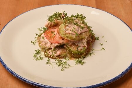 Закуска из кабачков и помидоров