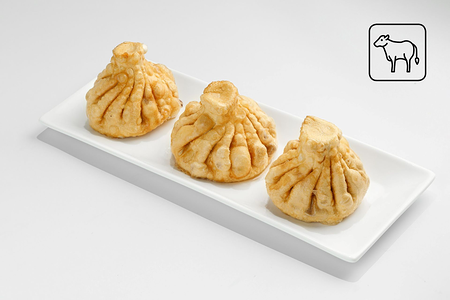 Хинкали с говядиной жаренные 3 шт