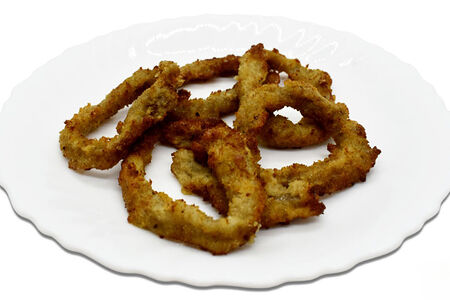 Кольца кальмара в хрустящей панировке