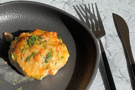 Тефтели куриные в белом соусе