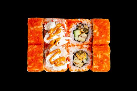 Запеченный с мидиями