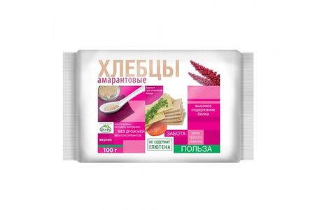 Хлебцы амарантовые Ешь здорово