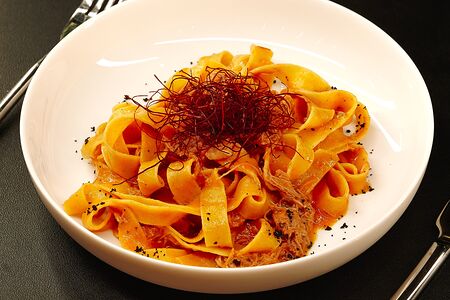 Тальятелле с рагу из утки