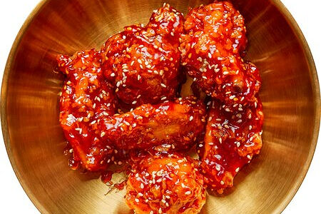 Крылья в остром соусе
