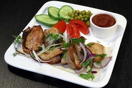 Шашлык из куриного бедра