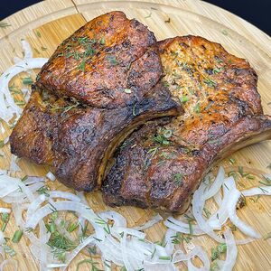 Шашлык из корейки свиной