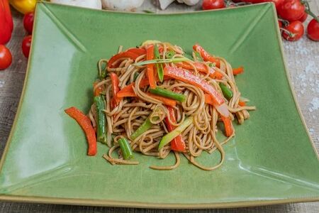 Лапша Удон с овощами