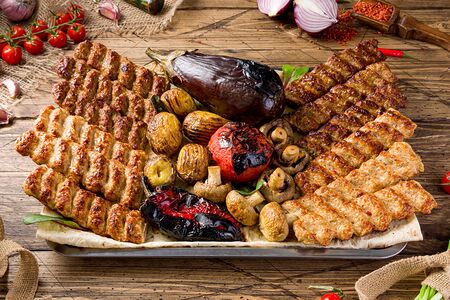 Ассорти Люля с овощами