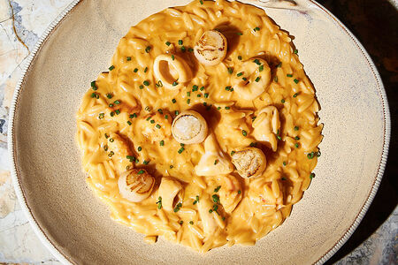 Орзо с морепродуктами