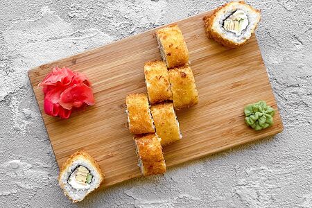 Теплый ролл Фрай унаги маки