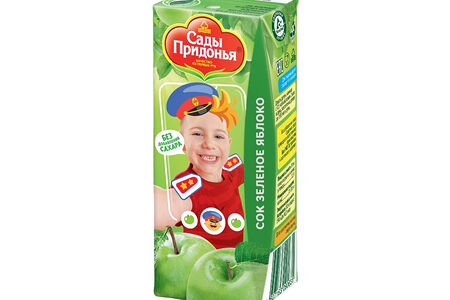 Сок Сады Придонья детский с трубочкой