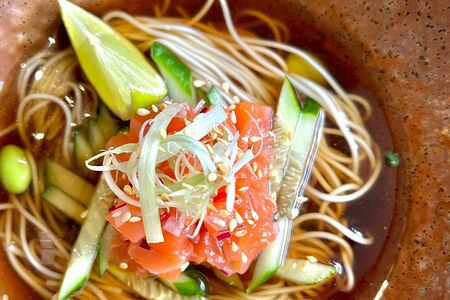 Сомен с лососем