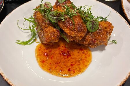 Хрустящие крылья в паназиатском соусе