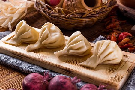 Хинкали с картофелем и сыром