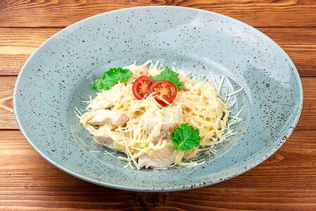 Феттуччине с курицей