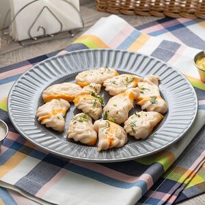 Вареники с картофелем и жареным луком  